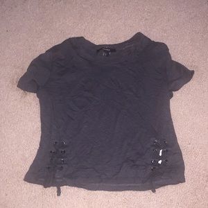 Forever 21 Dark Grey Crop Top